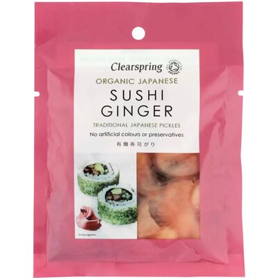 Clearspring Encurtido de Jengibre Orgánico para Sushi - 50g Clearspring Encurtido de Jengibre Orgánico para Sushi - 50g