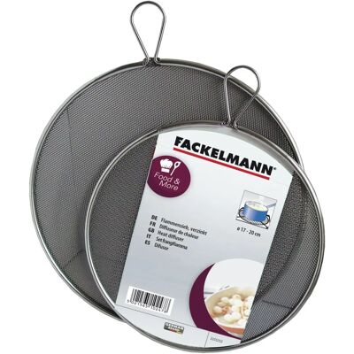 Fackelmann 5021565102478 Edelstahldiffusor Set 2 St - Kochzubehör Fackelmann 5021565102478 Edelstahldiffusor Set 2 St - Kochzubehör