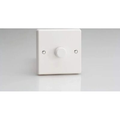 Varilight Dimmer White V-Plus Halogen Plastic 1000w Max 1-Gang 2-Way Varilight Dimmer White V-Plus Halogen Plastic 1000w Max 1-Gang 2-Way