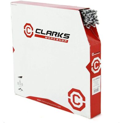 Câble de frein Clarks - 100 Galvanisé - Réparation Vélo - Publicité Câble de frein Clarks - 100 Galvanisé - Réparation Vélo - Publicité
