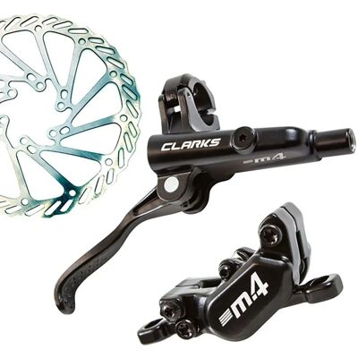 Kit Freno Clarks M4 - Rotor 160mm, Leva in Alluminio, Caliper Forgiato Kit Freno Clarks M4 - Rotor 160mm, Leva in Alluminio, Caliper Forgiato