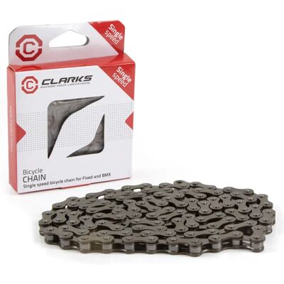 Chaîne Clarks C410 en alliage pour vitesse unique - Chaîne de vélo - Publicité Chaîne Clarks C410 en alliage pour vitesse unique - Chaîne de vélo - Publicité