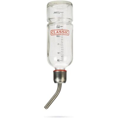 Classic Tierwasserflasche - 175ml - Kauspielfest & Auslaufsicher Classic Tierwasserflasche - 175ml - Kauspielfest & Auslaufsicher