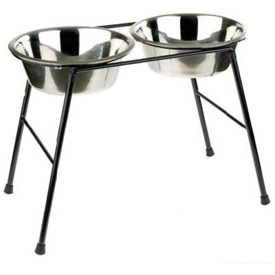 Classic For Pets Double Dog Bowl Stand - 2.5L Classic For Pets Double Dog Bowl Stand - 2.5L