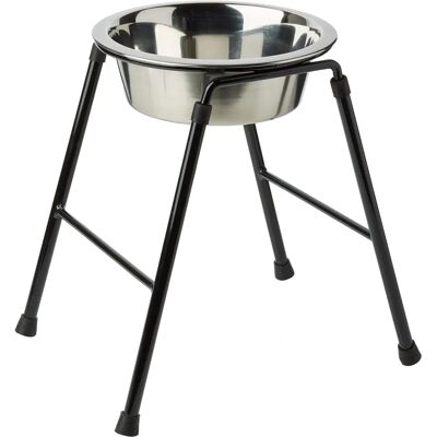 Classic For Pets High Dog Bowl Stand - 1.6L - Black Classic For Pets High Dog Bowl Stand - 1.6L - Black