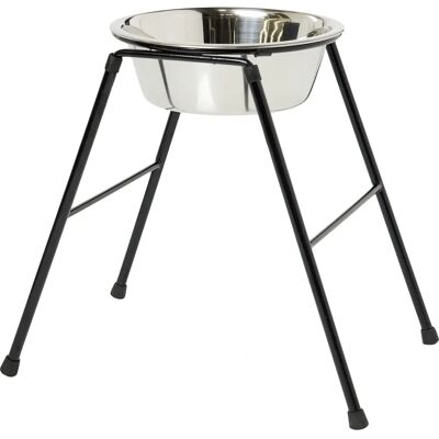 Hög hundskålställning Classic For Pets - 2,5L - Svart Hög hundskålställning Classic For Pets - 2,5L - Svart