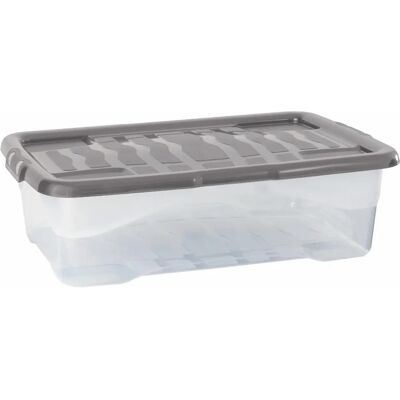 Strata - 5 x 30 L Curve - Plastic Stackable Storage Box Strata - 5 x 30 L Curve - Plastic Stackable Storage Box