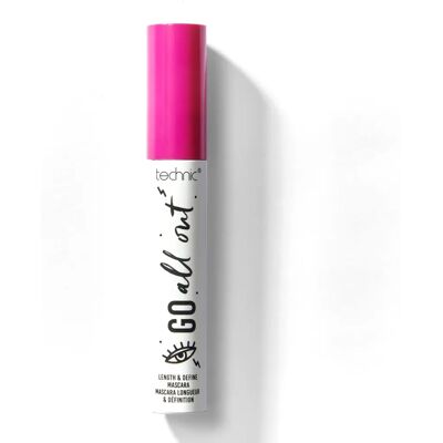 Technic - Go All Out Length & Define Mascara - 13ml - Length - Mascara Technic - Go All Out Length & Define Mascara - 13ml - Length - Mascara
