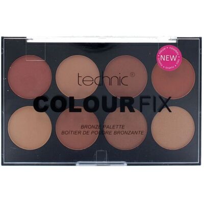 Palette de Bronze Technic Colour Fix - 8 Teintes - Publicité Palette de Bronze Technic Colour Fix - 8 Teintes - Publicité