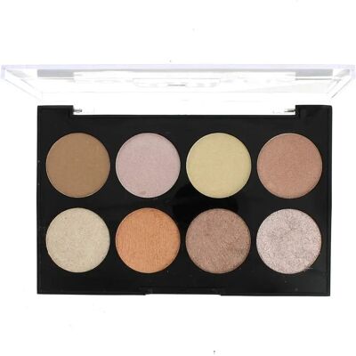 Technic Colour Fix Highlighter Palette - 8 Farben, Hochpigmentiert, Für Alle Hauttöne Technic Colour Fix Highlighter Palette - 8 Farben, Hochpigmentiert, Für Alle Hauttöne