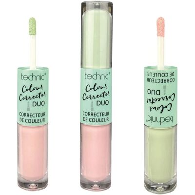Technic Corrector Dúo Verde/Rosa - Corrector de Imperfecciones y Ojeras Technic Corrector Dúo Verde/Rosa - Corrector de Imperfecciones y Ojeras