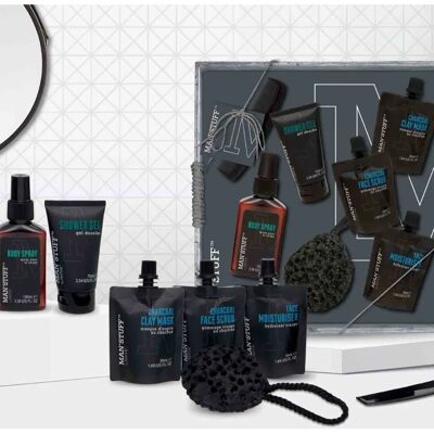 TECHNIC Man'Stuff Wooden Tray 325ml - cosmetics set TECHNIC Man'Stuff Wooden Tray 325ml - cosmetics set