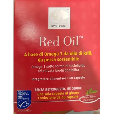 Nordic Red Oil Omega 3 Krill 60 Capsule - Supporta la salute cardiovascolare Nordic Red Oil Omega 3 Krill 60 Capsule - Supporta la salute cardiovascolare