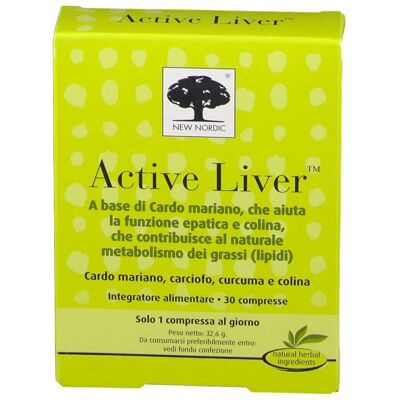 New Nordic Srl Active Liver - Integratore per la Funzione Epatica - 30 Compresse New Nordic Srl Active Liver - Integratore per la Funzione Epatica - 30 Compresse