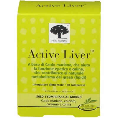 New Nordic Srl Active Liver - 60 Compresse - Integratore per il fegato New Nordic Srl Active Liver - 60 Compresse - Integratore per il fegato
