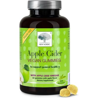 New Nordic Apple Cider Gummies - 60 Vegan, Veggie - Gummies New Nordic Apple Cider Gummies - 60 Vegan, Veggie - Gummies