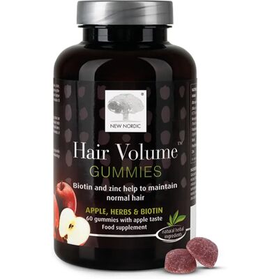 New Nordic Hair Volume Gummies - Supports hair growth, vegan apple flavor New Nordic Hair Volume Gummies - Supports hair growth, vegan apple flavor