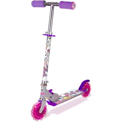 Scooter de Unicornio Ozbozz SV13988 con 2 ruedas con luces - Scooter Scooter de Unicornio Ozbozz SV13988 con 2 ruedas con luces - Scooter