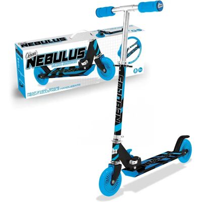 Ozbozz Niebieski i Czarny Nebulus Hulajnoga z Chromem - Scooter Ozbozz Niebieski i Czarny Nebulus Hulajnoga z Chromem - Scooter