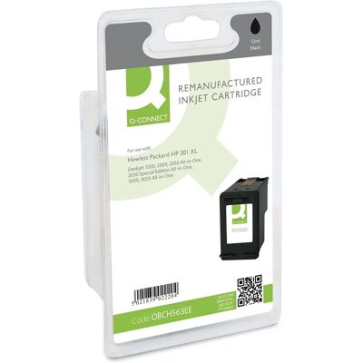Q-Connect - HP 301XL Reman - Black - Ink Cartridge Q-Connect - HP 301XL Reman - Black - Ink Cartridge