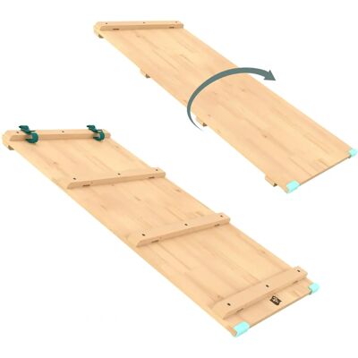 TP Toys Active Tots TP683 Indoor Wooden Bridge - Indoor Wooden Bridge TP Toys Active Tots TP683 Indoor Wooden Bridge - Indoor Wooden Bridge
