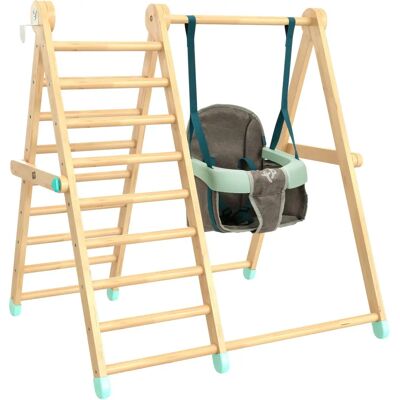 TP Toys TP Active-Tots Pikler Style Wooden Climb and Swing - Kids Indoor Play Equipment TP Toys TP Active-Tots Pikler Style Wooden Climb and Swing - Kids Indoor Play Equipment