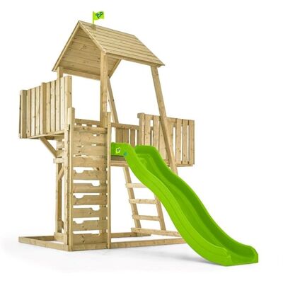 Aire de jeux en bois TP Toys Kingswood - Tour d'escalade & Toboggan - 345x225x306 cm - Publicité Aire de jeux en bois TP Toys Kingswood - Tour d'escalade & Toboggan - 345x225x306 cm - Publicité