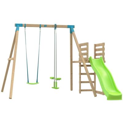 Ensemble de Jeu en Bois TU - 243cm - Marron - Publicité Ensemble de Jeu en Bois TU - 243cm - Marron - Publicité