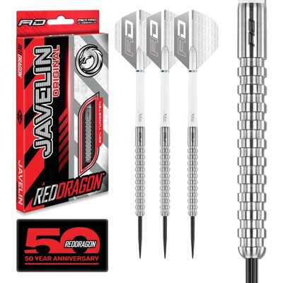 Dragon Javelin 20g - Set de Fléchettes en Tungstène avec Volants et Stems - Publicité Dragon Javelin 20g - Set de Fléchettes en Tungstène avec Volants et Stems - Publicité