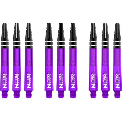 Red Dragon - Nitrotech - Purple - Medium - Tiges de fléchettes - Publicité Red Dragon - Nitrotech - Purple - Medium - Tiges de fléchettes - Publicité