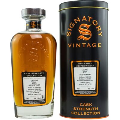 Signatory Vintage LEDAIG 16 Jahre Alter Cask Strength - Whisky Signatory Vintage LEDAIG 16 Jahre Alter Cask Strength - Whisky