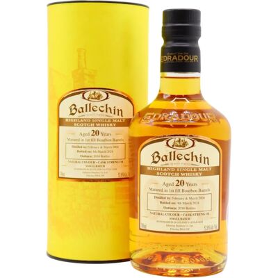 Edradour Ballechin 20 Jaar Bourbon Barrel - Whisky Edradour Ballechin 20 Jaar Bourbon Barrel - Whisky