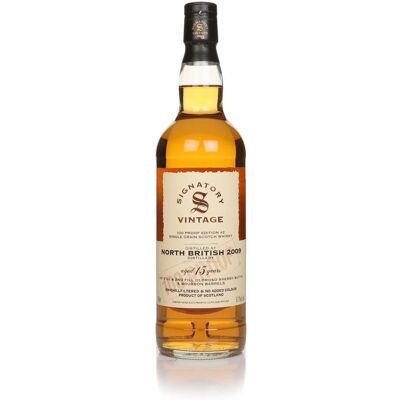 Signatory Vintage 15 Jaar Single Grain Whisky - North British - 57,1% Signatory Vintage 15 Jaar Single Grain Whisky - North British - 57,1%
