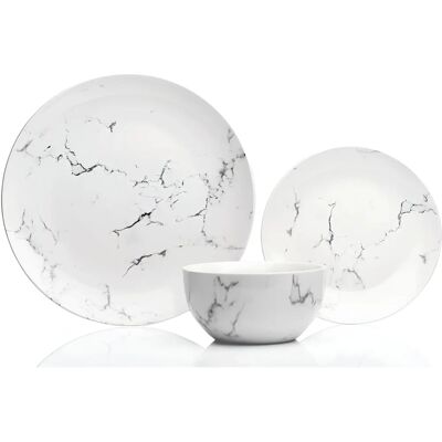 Sabichi Model Marble 12 Piece Dinner Set - Dinner Set Sabichi Model Marble 12 Piece Dinner Set - Dinner Set