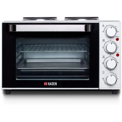 Haden 198204 - 25L Mini Oven with Two Hot Plates Haden 198204 - 25L Mini Oven with Two Hot Plates