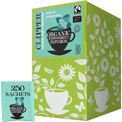 Clipper Organic Peppermint Tea - Infusion - 250 Envelopes Clipper Organic Peppermint Tea - Infusion - 250 Envelopes