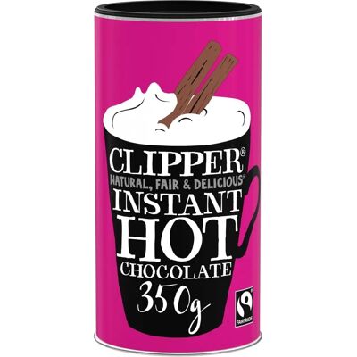 Clipper Fairtrade Seriously Velvety Instant Hot Chocolate - 350g Clipper Fairtrade Seriously Velvety Instant Hot Chocolate - 350g