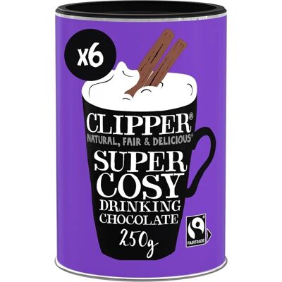 Clipper Fairtrade Super Cosy Drinking Chocolate - Drinking Chocolate Clipper Fairtrade Super Cosy Drinking Chocolate - Drinking Chocolate