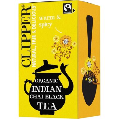 CLIPPER Organic Indian Chai Black Tea - 20 Bags CLIPPER Organic Indian Chai Black Tea - 20 Bags