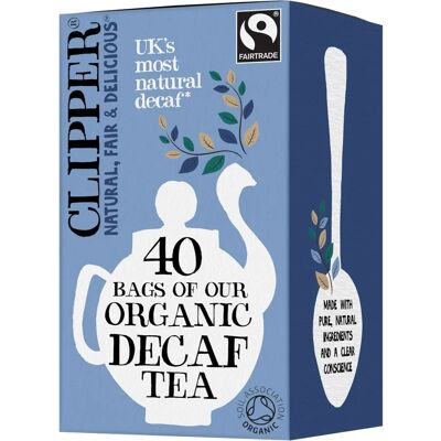 CLIPPER Organic Fairtrade Decaf Black Tea - Black Tea CLIPPER Organic Fairtrade Decaf Black Tea - Black Tea