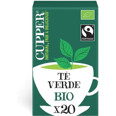 Cupper Modelo - Té Verde Orgánico - 20 Bolsas Cupper Modelo - Té Verde Orgánico - 20 Bolsas