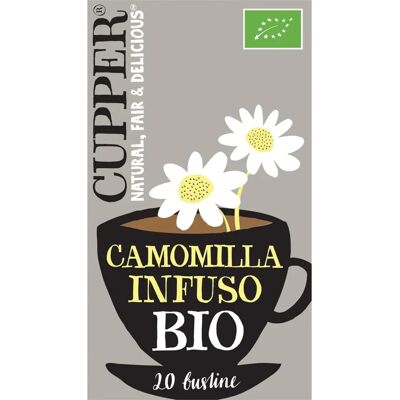 Tisana di Camomilla Biologica - Infuso di Erbe Naturali Cupper Tisana di Camomilla Biologica - Infuso di Erbe Naturali Cupper