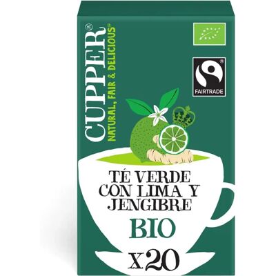 Té verde orgánico con lima y jengibre - Verde Té verde orgánico con lima y jengibre - Verde