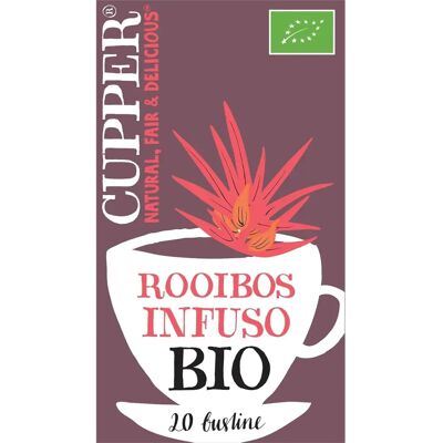 Infusión de Rooibos Orgánico Cupper - Sudafricano, Sin Cafeína, Natural Infusión de Rooibos Orgánico Cupper - Sudafricano, Sin Cafeína, Natural