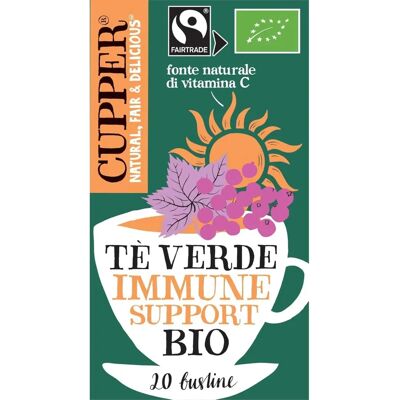 Chá verde orgânico com matcha e vitamina C - 20 saquinhos Chá verde orgânico com matcha e vitamina C - 20 saquinhos