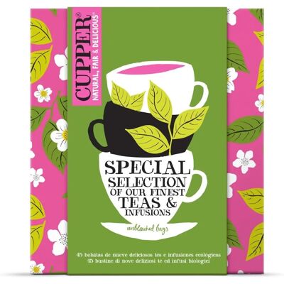Cupper Bio 45 bustine infusori - Infusioni - Selezione biologica - 9 gusti Cupper Bio 45 bustine infusori - Infusioni - Selezione biologica - 9 gusti