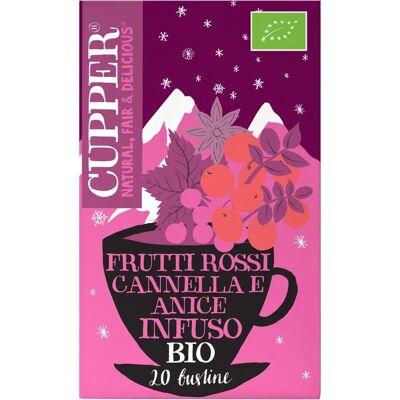 Té de Hierbas Hibisco Canela Regaliz - Bolsitas infusoras Cupper Té de Hierbas Hibisco Canela Regaliz - Bolsitas infusoras Cupper
