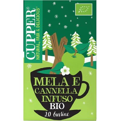 Infusión Bio de manzana y canela de Cupper - Té de infusión Infusión Bio de manzana y canela de Cupper - Té de infusión