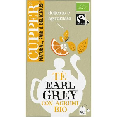 Infusión Earl Grey Cítricos Orgánicos - Té Negro - 20 Bolsitas Infusión Earl Grey Cítricos Orgánicos - Té Negro - 20 Bolsitas