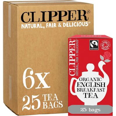 Clipper - English Breakfast - Organic - 25 bags - Tea Clipper - English Breakfast - Organic - 25 bags - Tea